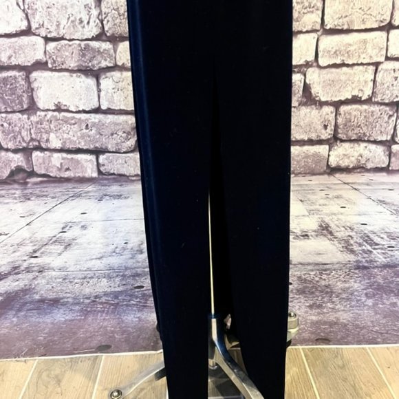 Reggio Vintage Blue V-Neck Sleeveless Dress Size 4 - Picture 6 of 13